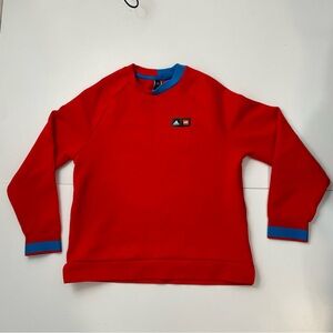 ADIDAS LEGO Kids Red Athletic Sports Shirt Sz S 9-10Y Excellent Condition